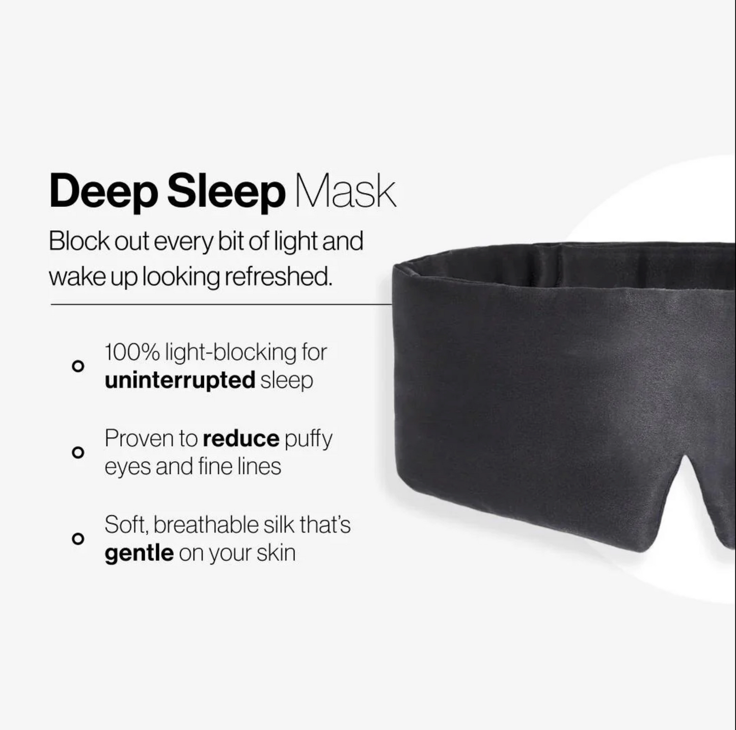 IsCloudPillow Deep Sleep Silky Mask