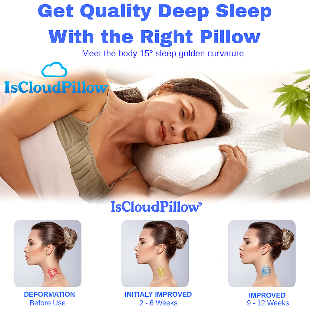 IsCloudPillow™ Contour Relief Pillow